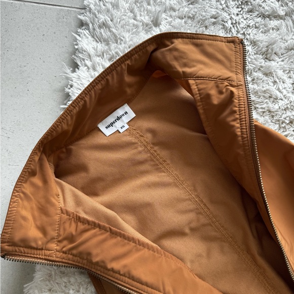 Mini dress in brown by superdown - Picture 3 of 3